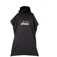 ZAOSU Sporthandtuch ZAOSU Poncho Towel, Microfaser (1-St) schwarz