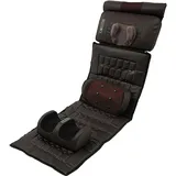Massageauflage mit Wärmefunktion, Multifunktionale Elektrische Massagematte für Rücken, Nacken, Beine & Füße am Bürostuhl, Sofa oder Bett, 9 Intensitätsstufen, Timer, für Erwachsene & Senioren