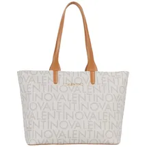 Valentino Regina Re Shopper Kunstleder Beige/Weiß
