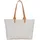 Valentino Regina Re Shopper Kunstleder Beige/Weiß