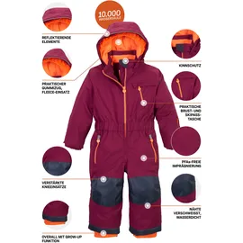 KILLTEC Kinder, Overall KW 102 MNS ONPC, Größe 86/92 lila orchidee