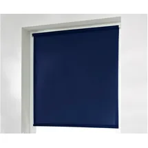 K-HOME Klemmfix-Minirollo 40 x 150 cm blau