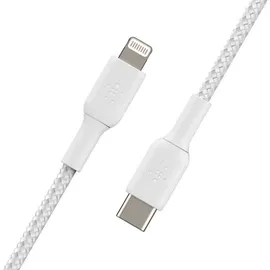 Belkin Boost Charge Lightning – USB-C Braided Cable 2 m weiß