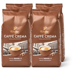 Caffè Crema Vollmundig – 4x 1 kg Ganze Bohne Tchibo