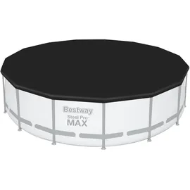 bestway inflatables & material corp. Pool-Abdeckplane schwarz Ø 470 cm