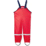 Playshoes Regenlatzhose Ungefüttert Unisex Kinder Wind- und wasserdichte Regenhose Regenbekleidung, rot 140