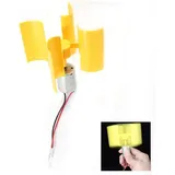 Mini Windgenerator, 0,55 W 5,5 m/s Mini Generator Windräder, Micro Wind Turbine Windturbine, Vertikal Windkraftanlage, zur Herstellung wissenschaftlicher Modelle für Kleine und Manuelle Arbeiten