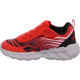 SKECHERS Jungen Magna Lights Sneaker, Rot, 21