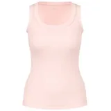 Marc Cain Tanktop in Ripp-Optik mit Rundhalsausschnitt, Hellrosa, 38
