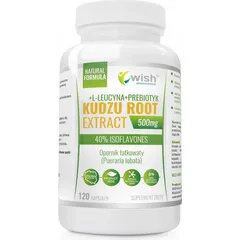 Wish Kudzu Root Extract 500mg 40% Isoflavone 120 Kapseln