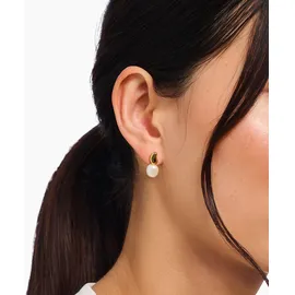 Thomas Sabo Ohrstecker Natural Beauty vergoldet Silber mit Süßwasserzuchtperle