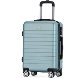 vertical studio Handgepäck-Trolley 20" rollbarer Handgepäck Koffer, 4 Rollen blau