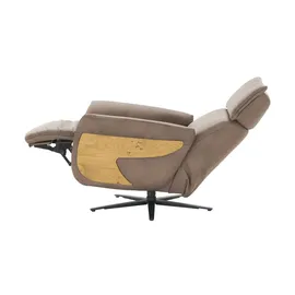 HIMOLLA Relaxsessel Leder 77 x 84 x 101 cm Braun