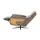 HIMOLLA Relaxsessel Leder 77 x 84 x 101 cm Braun