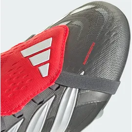 adidas Predator Elite FG Kinder Grau/Rot/Silber 35,5