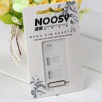 Noosy SIM Card Adapter (Nano/MicroSim) weiß + SIM Opener