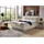 Roller Boxspringbett natur - H2/H3 - mit Bettkasten - 180x200 cm