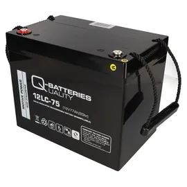 Q-Batteries Akku kompatibel E-Mobile Scooter Trendmobil 2x 12V 75Ah