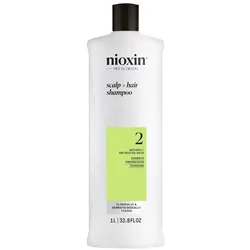Nioxin System 2 Scalp + Hair - Haarpflege für naturbelassenes, sichtbar dünner werdendes Haar Shampoo 1000 ml 