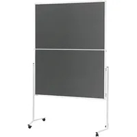 Magnetoplan Moderationstafel 120 x 150 cm grau