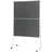 Magnetoplan Moderationstafel 120 x 150 cm grau