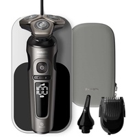 Philips Nassrasierer Shaver S9000 Prestige Elektrischer Nass- und Trockenrasierer SP9872/22 schwarz