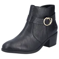 Rieker Damen Ankle Boots 73975, Frauen Stiefeletten,halbstiefel,Kurzstiefel,uebergangsschuhe,uebergangsstiefel,Stiefel,schwarz (00),42 EU | Gr.: 42