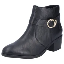 Rieker Damen Ankle Boots 73975, Frauen Stiefeletten,halbstiefel,Kurzstiefel,uebergangsschuhe,uebergangsstiefel,Stiefel,schwarz (00),42 EU | Gr.: 42
