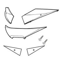 Shad Ersatz-Reflektor D1B39CAR für SH39 - Motorradzubehör - Motorradgepäck