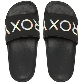 Roxy Slippy Ii", Mädchen, grau 33 Schwarz Obermaterial: 100% Synthetikmaterial / 33