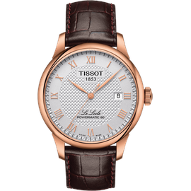 TISSOT Le Locle Powermatic 80 Leder 40 mm T006.407.36.033.00