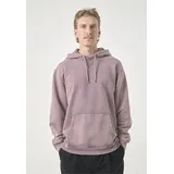 Cleptomanicx Hoodie Ligull Washed Lila L