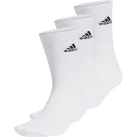 adidas Cushioned Crew Socken 3er Pack White / Black 37-39