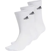 adidas Cushioned Crew Socken 3er Pack White / Black 37-39