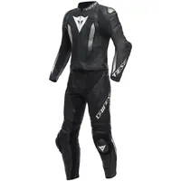 Dainese Laguna Seca 5 2tlg. Motorradlederkombi Kurzgröße (schwarz/weiß)  Gr: 25