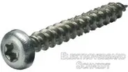 Innensechsrund-Allzweckschraube verzinkt, Halbrundkopf, 5,0x40, T25 - 200 Stück