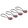 Peak Design Anchor 4-Pack (V4) - Black/Red