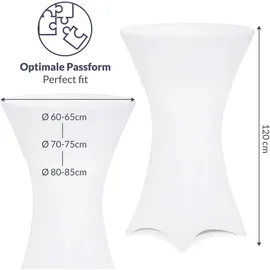 DEUBA Detex® Stehtischhusse Stretch Überzug Hochzeit