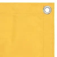 vidaXL Balkon-Sichtschutz Gelb 120x400 cm Oxford-Gewebe