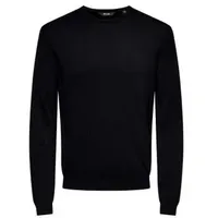 Only & Sons Rundhalspullover Schwarz S