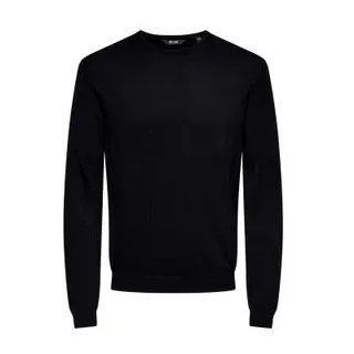 Only & Sons Rundhalspullover Schwarz S