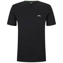 HUGO BOSS T-Shirt mit Label-Schriftzug Modell Tee Curved'