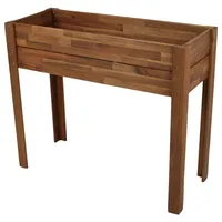 Garden Pleasure Hochbeet AZALEA Holz braun rechteckig 100,0 x 84,0 cm