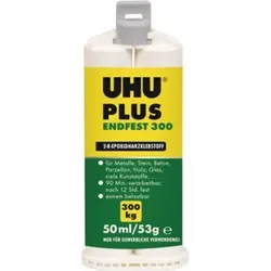 2Komponentenkleber 53g Kartusche UHU plus endfest 300 UHU