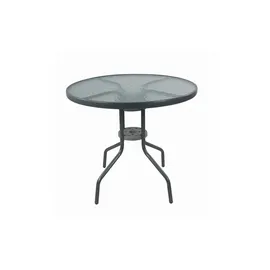 VCM Gartenmöbel 6er-Set - schwarz ¦ Maße cm B: 75 H: 74