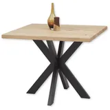 Stolkom Micky Esstisch 100x100cm Eiche massiv