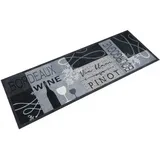 vidaXL Amani Küchenläufer 60 x 180 cm Grau
