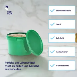 Benbow Eimer mit Deckel grün 30 x 20 x 10 cm 0,5 l