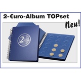 2-EURO-Münzalbum-TOPset-Spiral SAFE-7799 zum eindrücken Für 60x 2€ von A-Z