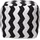 Homescapes Sitzwürfel Textil 40 x 40 x 40 cm Schwarz